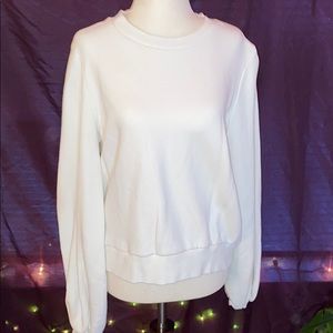 White long sleeve sweater